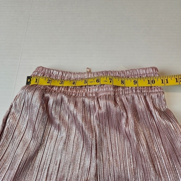 PEEK special occasion pants size 12 Rose Pink metallic NEW - Picture 13 of 14